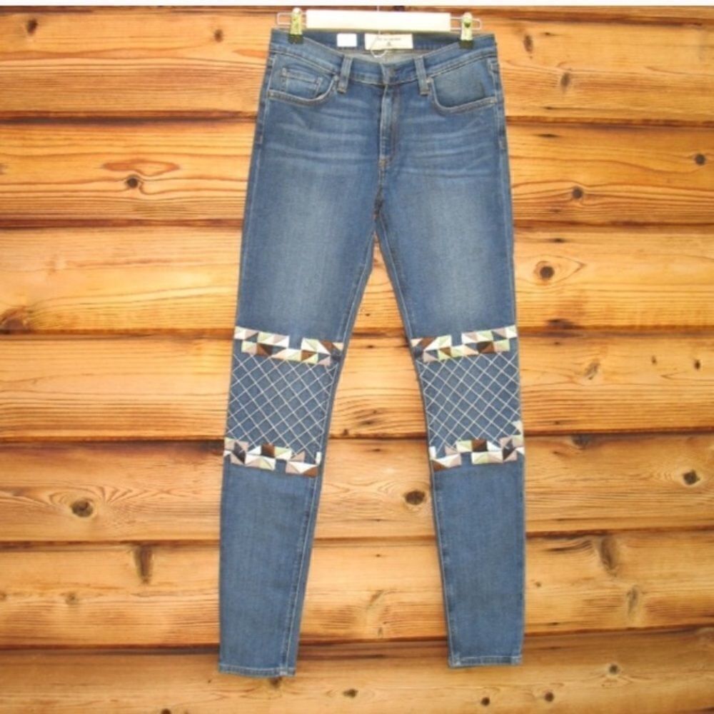 NWT Miss Me Blue Skinny Moto Jeans - Picture 2 of 8